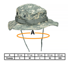 Панама тактична MIL-TEC US GI Boonie Hat AT-Digital UCP M - зображення 2