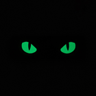 M-Tac нашивка Cat Eyes (Type 2) Laser Cut Black/GID - изображение 2