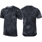 Футболка камуфляжная MIL-TEC T-Shirt Mandra Black L - изображение 1