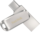 SanDisk Ultra Dual Drive Luxe 256GB USB 3.1 / USB Type-C Silver (SDCZ62-064G-G35) - зображення 5