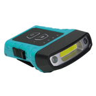 Налобный фонарик бесконтактный 100 лм с аккумулятором, на кепку/козырек, COB LED, управление жестами, USB