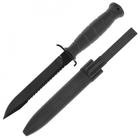 Армейский Военный Нож с Пилой Glock FM81 Черный - изображение 4