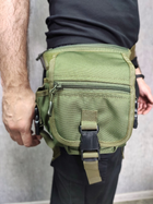 Тактическая сумка на бедро / военная сумка на ногу Олива Украинское производство - изображение 6