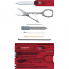 Нож Victorinox SwissCard Transparent Red (0.7100.T) - изображение 2