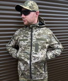 Літня тактична куртка Soft Shell Premium без флісу в піксельному стилі (Розмір 50) - зображення 2
