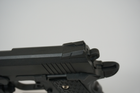 Страйкбольний пістолет Colt 1911 Rail Galaxy G25A з Глушником та Прицілом метал чорний - изображение 5
