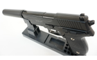 Страйкбольний пістолет Sig Sauer 226 Galaxy G26A з глушником та прицілом метал чорний - изображение 4