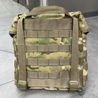 Тактический подсумок-рюкзак сухарный с Молли, Мультикам, сумка сухарная тактическая, сумка сухарка армейская - изображение 4