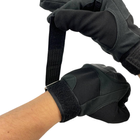 Тактичні рукавиці розмір L чорні - зображення 4