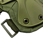 Комплект защиты AOKALI F001 Green тактический наколенники + налокотники штурмовые - изображение 4