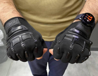 Перчатки тактические Беспальцевые Yakeda, цвет Черный, размер M - изображение 2