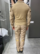 Военная форма Combat, Jin Teng (убакс + брюки), Китай, коттон (хлопок), Койот, размер M - изображение 3