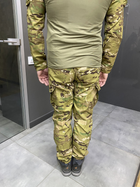 Військова форма (убакс + штани), котон (бавовна), Мультикам, розмір XL, форма ЗСУ, тактичний одяг - зображення 5