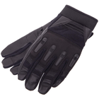 Тактичні рукавички із закритими пальцями розмір L кольор Чорний - изображение 6