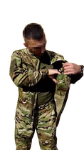 Тактическая военная форма, комплект китель + штаны, мультикам, размер 64 - изображение 8