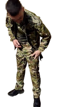 Тактична військова форма, комплект кітель + штани, мультикам, розмір 62 - зображення 11
