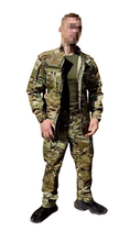 Тактична військова форма, комплект кітель + штани, мультикам, розмір 62 - зображення 12