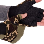 Перчатки тактические с открытыми пальцами SP-Sport BC-8789 р-р L, цвет Камуфляж - изображение 3