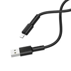 Кабель Charge\OTG Borofone BX31 Munificent USB To Lightning 2,4A 1М Black(BX31LB)