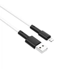 Кабель Charge\OTG Borofone BX31 Soft silicone USB To Lightning 2,4A 1М White(BX31LW)
