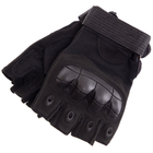 Перчатки тактические с открытыми пальцами SP-Sport BC-8788 Цвет: Черный размер: L - изображение 6