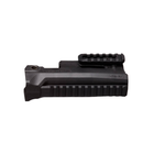 Цівка полімерна IMI Defense HRS AK47/AK74 Handguard Rail System W/fixed Picatinny Rail Black - зображення 2