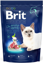 Сухий корм для кішок Brit Premium by Nature Cat Sensitive з ягнятком