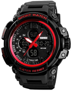 Чоловічий годинник Skmei 1343RD red-black