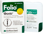 Фоліо , вітаміни для вагітних на основі фолієвої кислоти та йоду 90 таб. (4260139870424)