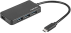 USB-хаб Natec Silkworm 4x USB 3.0 Black (NHU-1343)