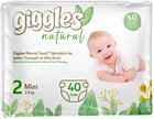 Підгузки дитячі Giggles Natural 2 Mini 3-6 кг 40 шт (8680131206384)