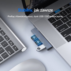 USB-хаб Orico USB-C 3х USB-A 5 GBPS (AH-W13-GY-BP) - зображення 6