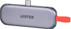 USB-хаб Unitek uHUB Q4 Lite 4-in-1 USB-C Hub for iPad Pro and Air with HDMI and 100W Power Delivery (D1070A) - зображення 1