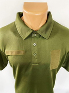 Футболка поло тактична CoolMax tactik polo olive р.50 ОЛИВА - зображення 3