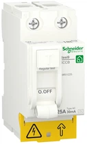 Пристрій захисновго відключення (ПЗВ) 2P 25A 30мА тип АС [R9R51225] RESI9 Schneider Electric