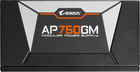 Zasilacz Gigabyte Aorus P750W 80+ Gold Modular (GP-AP750GM) - obraz 6
