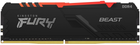 Pamięć RAM Kingston Fury DDR4-3200 16384MB PC4-25600 (zestaw 2x8192) Bestia RGB Czarny (KF432C16BBK2/16) - obraz 3