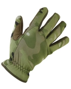 Рукавички тактичні KOMBAT UK Delta Fast Gloves M мультікам (kb-dfg-btp) - изображение 1