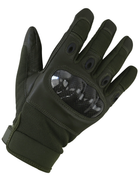 Рукавички тактичні KOMBAT UK Predator Tactical Gloves M-L оливковий (kb-ptg-olgr) - изображение 1