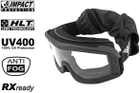 Набор баллистическая защитная маска KHS Tactical optics 25902A Черная + Светофильтр Max Fuchs Прозрачный (25902A_25912L) - изображение 6