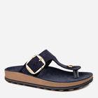 Klapki japonki damskie skórzane Fantasy Sandals Brooke S330 37 Granatowe (5207200132509) - obraz 1