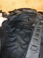 Рюкзак військовий, тактичний баул-сумка чорний 70 л, 64*40*25 см, арт.30102 - изображение 7