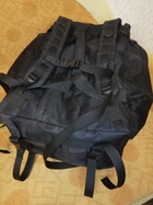 Рюкзак військовий, тактичний баул-сумка чорний 70 л, 64*40*25 см, арт.30102 - изображение 8