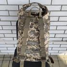Сумка дорожная тактическая, туристический рюкзак 65 л Пиксель MELGO влагозащитный вещевой мешок - изображение 4