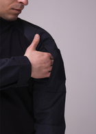Рубашка тактическая убакс GorLin 44 Черный (Т-44) - изображение 4