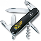 Нож VictoRinox Spartan Ukraine Black "Квіти" (1.3603.3_T1050u)