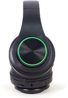 Навушники Gembird Head-band Music/Everyday Micro-USB Bluetooth Black (BHP-LED-01) - зображення 6