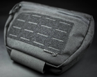 Подсумок напашный тактический черный Cordura 1000D, Утилитарная сумка-напашник органайзер 24х18 см 7896688 - изображение 2