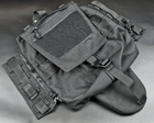 Рюкзак на плитоноску с отделением под гидратор, тактическая панель на молли Black Original, INVISTA CORDURA черная 653124443 - изображение 3