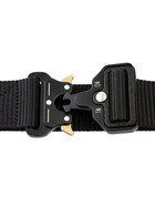 Тактичний ремінь Assault Belt із металевою пряжкою 125 см Чорний - зображення 9